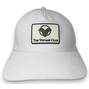 The Vintage Club Golf Snapback Hat Mens Adjustable White American Needle Mesh
